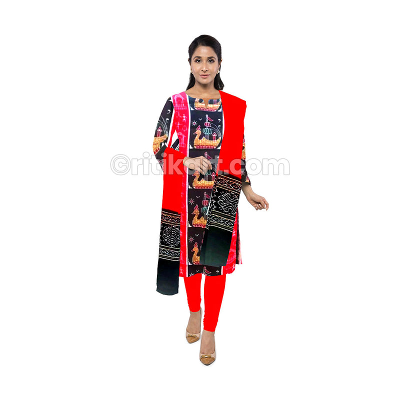 Black georgette salwar suit with red dupatta | Suits for women indian, Black  salwar suit, Dress indian style
